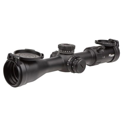 Sig Sauer Whiskey 4 Rifle Scope 3-12x44 30mm SFP BDC-1 Non-Illum Black
