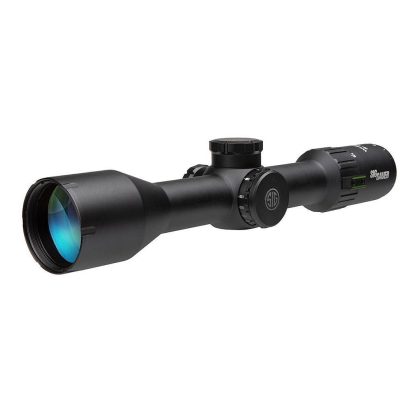 Sig Sauer WHISKEY6 Rifle Scope 3-18x44 30mm SFP QUADPLEX LOCKING 0.25 MOA ADJ Black