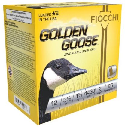 Fiocchi Golden Goose Shotshells 12ga 3 1/2" 1-5/8oz 1430fps #2 25/ct