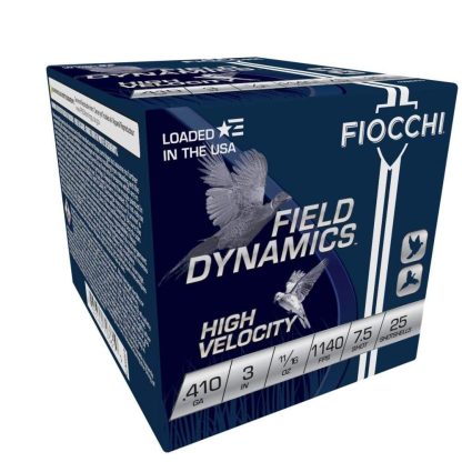 Fiocchi High Velocity Shotshells .410ga 3" #7.5-Shot 11/16oz. 25/ct