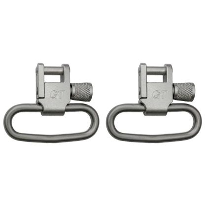 Grovtec 1.25" Locking Swivel Set Silver 2/ct