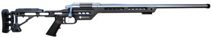 MasterPiece Arms 65CMPMRRHBLKPBA PMR  6.5 Creedmoor 10+1 24" Stainless Steel Polished Black Aluminum Black V-Bedded BA Hybrid Chassis Stock Right Hand