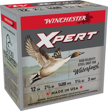 Winchester Ammo WEX12H3 Super X Xpert High Velocity 12Gauge 2.75" 1 1/8oz 3Shot 25 Per Box/10 Case