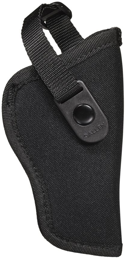 Allen 44801 Cortez Size 01 OWB Style Black Polyester, Adjustable Strap & Belt Loop Mount Type fits 3-4" Barrel Medium Autos Right Hand