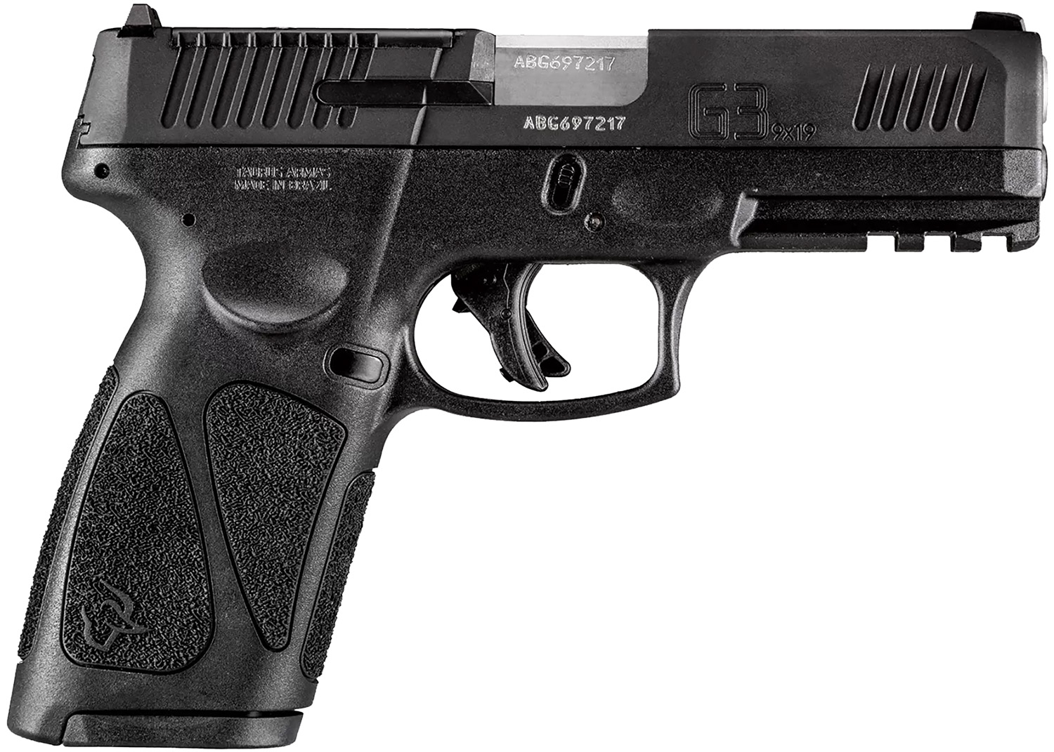 Taurus 1G3P941 G3 9mm Luger 17+1 4" Matte Stainless Steel Barrel, Polymer Frame With Picatinny Acc. Rail, T.O.R.O Optic Cut Tenifer Matte Black Steel Slide, Re-Strike Capability, Manual Safety