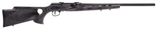 Savage Arms 47800 A Series Matte Gray Full Size 17 WSM 8+1 22" High Luster Heavy Barrel, High Luster Drilled & Tapped Carbon Steel Receiver, Matte Gray Thumbhole Laminate Stock, Right Hand