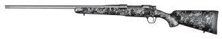 Christensen Arms 8010110900 Mesa FFT 6.5 PRC 4+1 20" Threaded Barrel, Tungsten Gray Cerakote, Black with Gray Webbing Stock, Left Hand