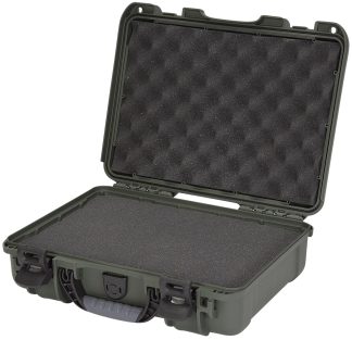 Nanuk 9101006 910  Waterproof Olive Resin w/ Foam Padding&Airline Approved