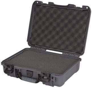 Nanuk 9101007 910  Waterproof Graphite Resin w/ Foam Padding&Airline Approved