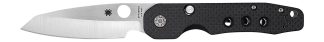 Spyderco C240CFP Smock  3.39" Folding Plain Stonewashed CPM S30V SS Blade/Black Textured Carbon Fiber/G10 Handle