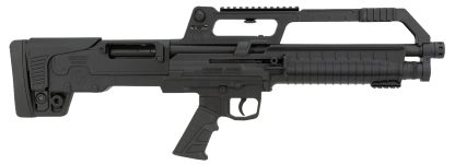 Escort HEBA20180001 BullTac SA 20 Gauge Semi-Auto 3" 5+1 18" Black Stainless Steel Barrel, Black Aluminum/Polymer Receiver w/Picatinny Rail, Black Bullpup Synthetic Stock, Black Grip