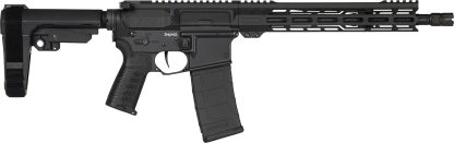 CMMG 55AC20AAB Banshee MK4 5.56x45mm 30+1 12.50" Black Nitride Medium Taper Threaded Barrel, EML 11" M-LOK Handguards, Black Armor Cerakote Aluminum Picatinny Rail Receiver, CMMG Zeroed Grips