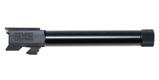 Faxon Firearms GA910N22NGQ-T Duty Series  9mm Luger Threaded Black Nitride Steel, Fits G22 Gen2-4
