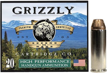 Grizzly Ammo GC45C+P3   45Colt+P 225gr Jacketed Hollow Point 20 Per Box/10 Case