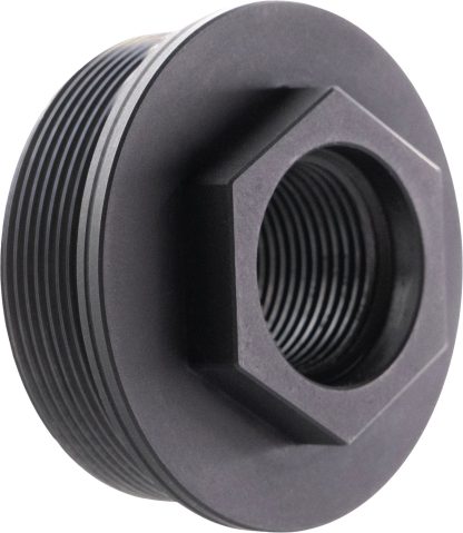 CMMG 11DB016 Zeroed HUB Mount Fits 5/8"x24 Stainless Steel Black