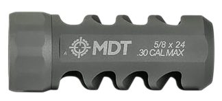 Mdt Sporting Goods Inc 109154RTI Hunt Brake  Black Titanium 5/8"x24 Threads 30Cal