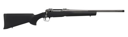 Savage Arms 33003 110 Trail Hunter Lite V2 Full Size 243 Win 4+1 20" Black Fluted Barrel, Black Carbon Steel Drilled & Tapped Receiver, Black Hogue OverMolded Synthetic Stock, Right Hand