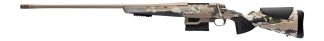 Browning 036127294 X-Bolt 2 Speed LR Full Size 6.5 PRC 5+1 26" Smoked Bronze Cerakote Fluted & Steel Drilled & Tapped Receiver, Picatinny Rail Forend, Ovix Camo w/Black Overmold Adj Comb & LOP Synthet