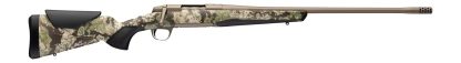 Browning 036138226 X-Bolt 2 Speed 30-06 Springfield 4+1 22" Smoked Bronze Cerakote Fluted Threaded Barrel & Steel Drilled & Tapped Receiver, Kryptek Obskura Transitional Camo Adj Vari-Tech Synthetic S