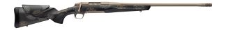 Browning 036142294 X-Bolt 2 Speed HD Full Size 6.5 PRC 3+1 24" Smoked Bronze Cerakote Fluted Threaded Barrel, Smoked Bronze Cerakote Steel Drilled & Tapped Receiver, Bronze/Gray Camo w/Black Overmold