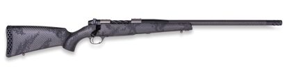 Weatherby MGT01N7MMBR2B Mark V Backcountry Guide TI 7mm BC 3+1 22" Graphite Black Cerakote Fluted Threaded Carbon Barrel, Titanium Drilled & Tapped Receiver, Exposed Carbon w/Carbide Black Accents Fix