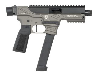 MasterPiece Arms 30K 30K  9mm Luger 30+1 4.50" Black Threaded Barrel, Aluminum Receiver w/Picatinny Rail, Black B5-P22 Grip