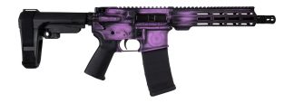 Shark Coast Tactical SCC07510VALK-P Valkyrie 5.56 NATO 30+1 10.50" Black Nitride Threaded Barrel, Aluminum Receiver w/Picatinny Rail, M-LOK Handguard, Polymer SB Tactical SBA3 Brace, Magpul MOE Grip,