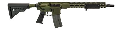 Griffin Armament MK1PATROLWHG-W MK1 Patrol 223 Wylde 30+1 14.50" Black Anodized Barrel, Warhawk Green Anodized Aluminum Receiver w/Picatinny Rail, M-LOK Handguard, Griffin Extreme Condition Black Poly