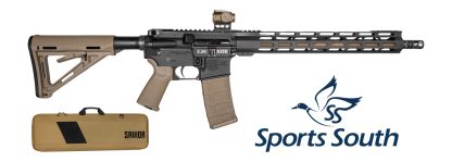 Diamondback DB175AK223 DB15  Sports South Exclusive 5.56 NATO 30+1 16" Flat Dark Earth Cerakote Threaded Barrel, Black Cerakote Aluminum Receiver w/Picatinny Rail, M-LOK Handguard, Magpul MOE Flat Dar