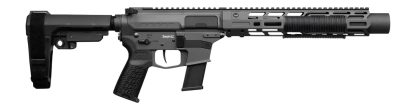 CMMG 45AEA70-TNG MkG 45 ACP 13+1 6.50" Black Nitride Threaded Barrel. Tungsten Cerakote Aluminum Receiver w/Picatinny Rail, M-LOK Handguard, Black Polymer CMMG RipBrace, CMMG Zeroed Grip, Ambidextrous