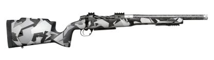 Proof Research 154021 Elevation FDX MTR 7mm BC 16.50" Carbon Fiber Threaded Barrel, Splinter Camo Carbon Fiber Stock, Right Hand