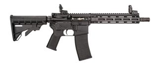 Tippmann Arms A101151 M4-22 Pro SBR 22 LR 25+1 11" Black Parkerized Threaded Barrel, Matte Black Aluminum Receiver w/Picatinny Rail, M-LOK Handguard, Black Adjustable Polymer Stock, Black Gen2 Grip