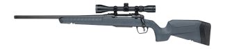 Savage Arms 33206 Axis 2 XP 30-06 Springfield 4+1 20" Matte Black Carbon Steel Threaded Barrel & Drilled & Tapped Receiver, Gray Synthetic Fixed w/Pistol Grip Stock, 3-9x40mm Duplex Scope, Left Hand