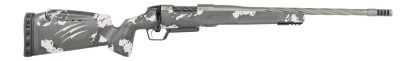 Fierce Firearms RIVSSX25CM22GP Twisted Rival XP 2.0 25 Creedmoor 3+1 22" Glacier Cerakote Spiral Fluted Threaded Barrel, Stainless Steel Drilled & Tapped Receiver, Arca Rail Forend, Phantom Camo Push