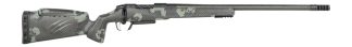 Fierce Firearms RIVSCX25CM22BF Carbon Rival XP 2.0 25 Creedmoor 3+1 22" Carbon Fiber Match Grade Barrel, Black Cerakote Stainless Steel Drilled & Tapped Receiver, Forest Camo Push Button Adj Cheek Pie