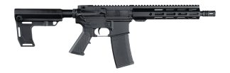 Andro Corp Industries 556105HBMPS ACI-15 Halo 5.56 NATO 30+1 10.50" Threaded Barrel, Black Anodized Aluminum Receiver w/Picatinny Rail, M-LOK Handguard, Black Polymer MPS, A2 Grip