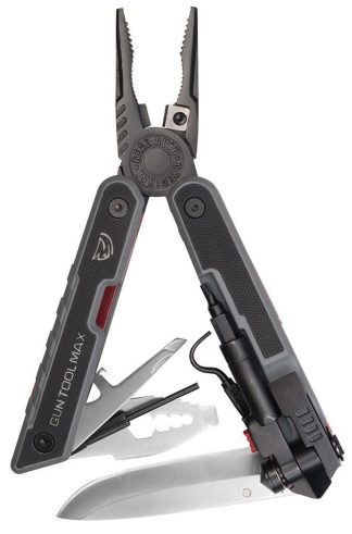 Real Avid AVGTMAX Gun Tool Max Black 3.25" 440 Stainless Steel Plain G10 Black Handle