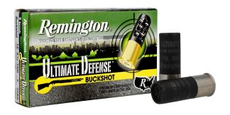 Remington Ammunition 20633 Ultimate Defense Buckshot 12Gauge 3" 00Buck Shot 5 Per Box/20 Case