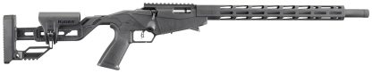 Ruger 8401 Precision Rimfire  Full Size 22 LR 10+1 18" Black Threaded Barrel, Black Hard Coat Anodized Aluminum Receiver w/ Picatinny Rail, 15" M-LOK Handguards, Black Synthetic Adj Quick-Fit Precisio