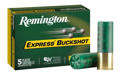 Remington Ammunition 20640 Express Buckshot 12Gauge 3" 4Buck Shot 5 Per Box/ 50 Case