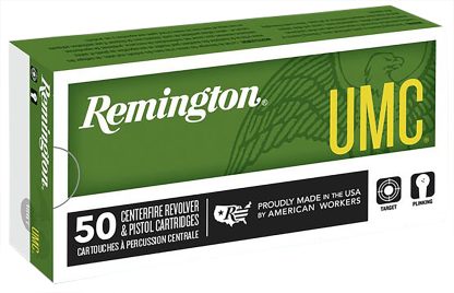 Remington Ammunition 23718 UMC  9mmLuger 124gr Full Metal Jacket 50 Per Box/10 Case