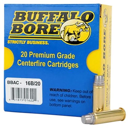 Buffalo Bore Ammunition 16B20 Heavy Strictly Business 41Rem Mag 230gr Hard Cast Semi Wadcutter 20 Per Box/12 Case