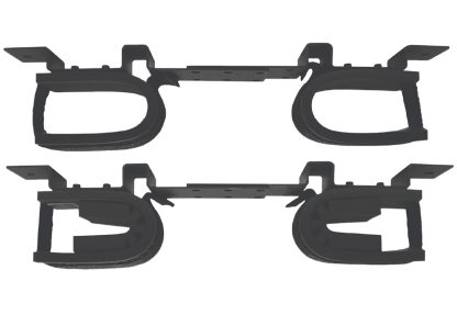 Rugged Gear 10075 Gun Rack Overhead Black Steel Holds 2 Rifle/Shotgun