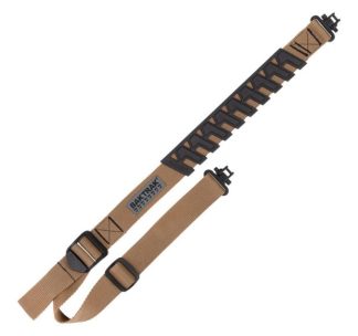 ALLEN TRAK TRACTION WEB SLING W/SWIVELS TAN/BLK