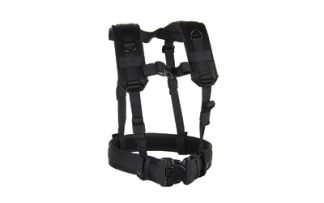 BH LOADBEARING SUSPENDERS/HRNS BLK
