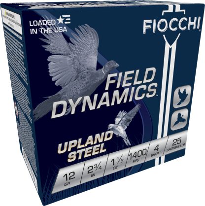 FIO UPLAND GAME 12GA 2.75 1-1/8OZ #4 25/10