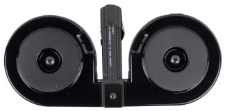 RWB DRUM AR-15 5.56 BLK WITH BLACK COVER 100RD