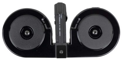 RWB DRUM AR-15 5.56 BLK WITH BLACK COVER 100RD