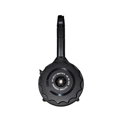 RWB DRUM MAG GLOCK 40SW 50RD BLACK POLYMER (20)