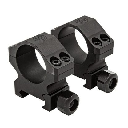 SIG ALPHA1 1 EXTRA HIGH RINGS ALUM MATTE BLK